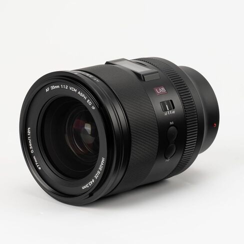 VILTROX 35mm F1.2 LAB FE Full Frame Lens for Sony E, AF 35mm f/1.2 FE Auto Focus Prime Lens for Sony E-Mount A7SIII A7III A7RIII A7IV A7RIV A9 A1 FX3 A7RV ZVE1 A7CR A7CII A93 ZV-E10 FX30 in Kuwait