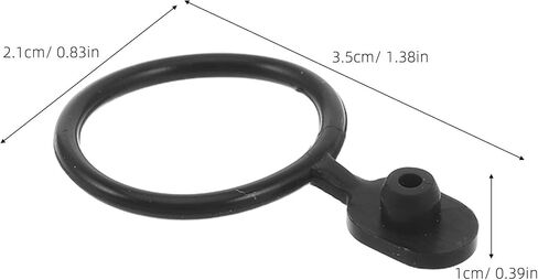 20pcs Silicone Waterproof Dustproof Plug Cap for Flashlight Charging Port and Midswitch Charging Hole, Easy Installation and Maintenance, Black Protective Cover Suitable for Diving in Kuwait