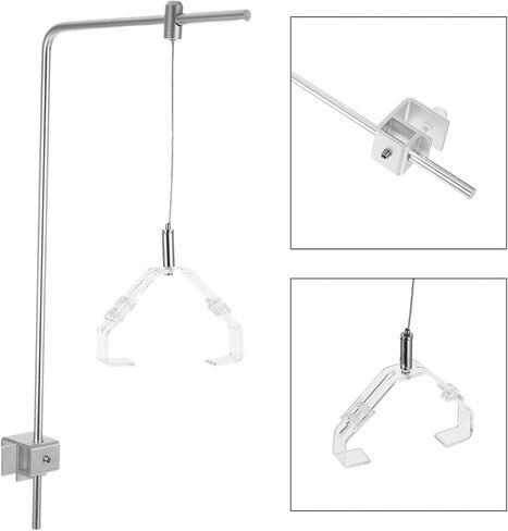 BESPORTBLE 4pcs Adjustable Aquarium Light Bracket Mount for Fish Tank Aluminium Alloy Construction, Quick Easy Installation, Compatible Saltwater and Freshwater Tanks, Clamp Range 6.5cm-11cm, in Kuwait