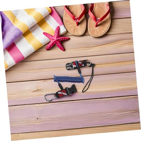 MAGICLULU Scuba Diving Lanyard with Quick Release Buckle, Heavy Duty Retractable Spring Coil Strap for Dive Cameras and Dive Lights, Ergonomic Design and Sturdy Stainless Steel and TPU in Kuwait