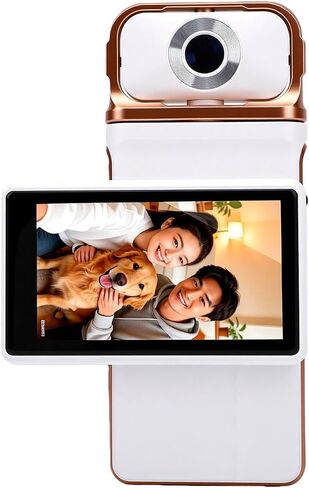 Tangxi Dual Lens Digital Camera, Rotating Lens and Screen | Supports 1080P Video and 64MP Photo, 180 Rotating Lens and 90 Rotating Screen, 10x Zoom, 3 Inch Touch Screen in Kuwait