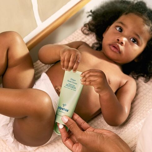 Pipette Diaper Rash Cream - Relieve & Prevent Diaper Rash with Non-Nano Zinc Oxide, Fragrance-Free Baby Butt Cream, Non-Toxic Daily Protective Balm, 3 fl oz (2 Pack) in Kuwait