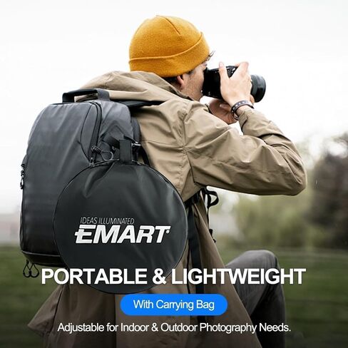 EMART 24"x36"/60x90cm 5 in 1 Collapsible Photography Reflector with Bag in Saudi Arabia