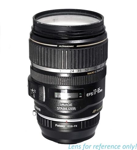 Fotasy Manual Cannon EF EF-S Lens to Fuji X Adapter, EOS EF to X Mount Adapter, Compatible with Fujifilm X-Pro1 X-Pro2 X-Pro3 X-E2 X-E3 X-A10 X-T1 X-T2 X-T3 X-T4 X-T10 X-T20 X-T30 X-T30II X-T100 X-H1 in Kuwait