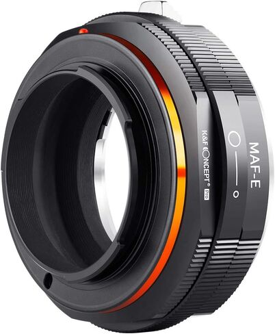 K&F Concept Lens Mount Adapter Compatible for Sony Alpha Minolta AF A-Type Lens to NEX E-Mount Mirrorless Camera with Matting Varnish Design in Kuwait