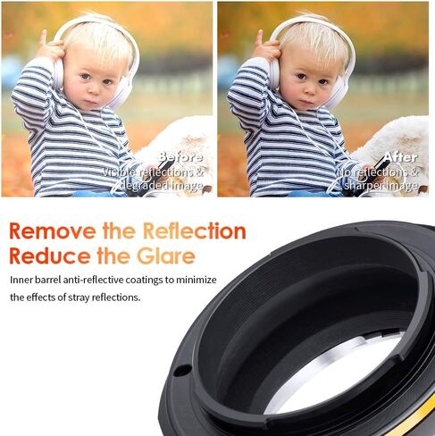 K&F Concept Lens Mount Adapter Compatible for Sony Alpha Minolta AF A-Type Lens to NEX E-Mount Mirrorless Camera with Matting Varnish Design in Kuwait