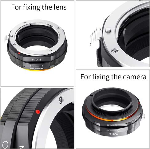 K&F Concept Lens Mount Adapter Compatible for Sony Alpha Minolta AF A-Type Lens to NEX E-Mount Mirrorless Camera with Matting Varnish Design in Kuwait