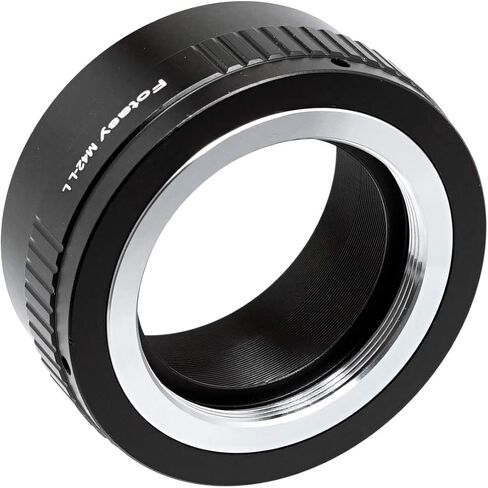 Fotasy Adjustable M42 Lens to L Mount Adapter, 42mm Screw Mount Lens S Adapter, Compatible with Panasonic S1 S1H S1R S4 S5 Leica SL SL2 TL2 TL Leica T Sigma fp fp L Mirrorless Camera in Kuwait