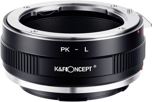 K&F Concept Lens Mount Adapter PK-L Manual Focus Compatible with Pentax K(PK) Lens to L Mount Camera Body in Kuwait