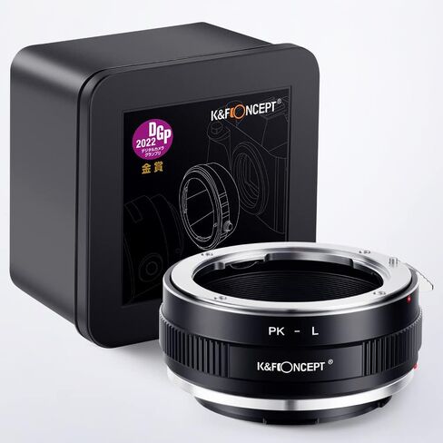 K&F Concept Lens Mount Adapter PK-L Manual Focus Compatible with Pentax K(PK) Lens to L Mount Camera Body in Kuwait
