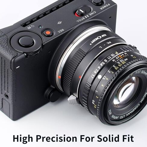K&F Concept Lens Mount Adapter PK-L Manual Focus Compatible with Pentax K(PK) Lens to L Mount Camera Body in Kuwait