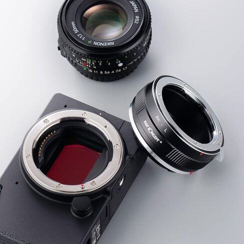 K&F Concept Lens Mount Adapter PK-L Manual Focus Compatible with Pentax K(PK) Lens to L Mount Camera Body in Kuwait