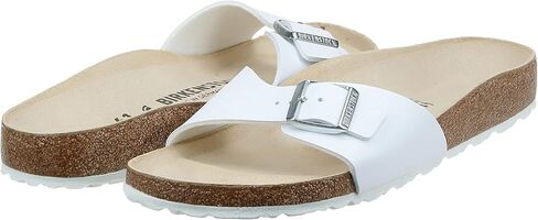 Birkenstock Madrid White Womens Slip On Mule Sandals 8 in Kuwait
