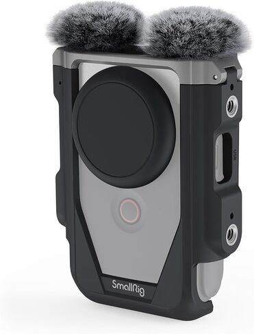 SmallRig Cage Kit for Canon PowerShot V10 with Furry Windshields, Camera Cage, Lens Cap and Storage Bag, Effectively Reducing Wind Noise About 20dB, for Outdoor Shooting, Travel, Vlog - 4235 in Kuwait