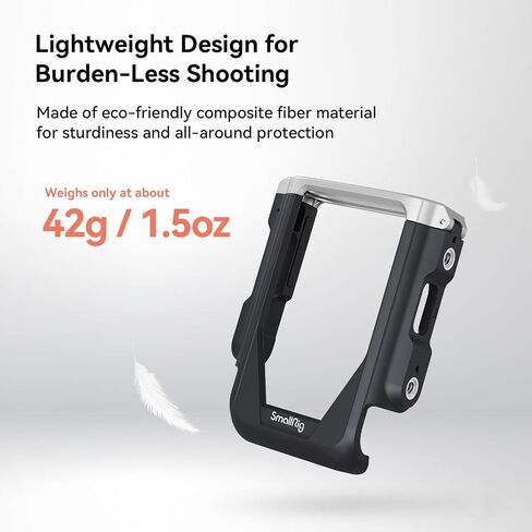 SmallRig Cage Kit for Canon PowerShot V10 with Furry Windshields, Camera Cage, Lens Cap and Storage Bag, Effectively Reducing Wind Noise About 20dB, for Outdoor Shooting, Travel, Vlog - 4235 in Kuwait