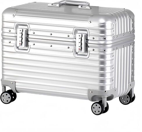 Full Aluminum Rolling Camera Bag 18" Camera Case | Wheeled Photography Gear Case, Carry-on Luggage, Dual TSA locks, Detachable Wheels & Dividers, Fits 17" laptop, DSLRs & Lens in Kuwait