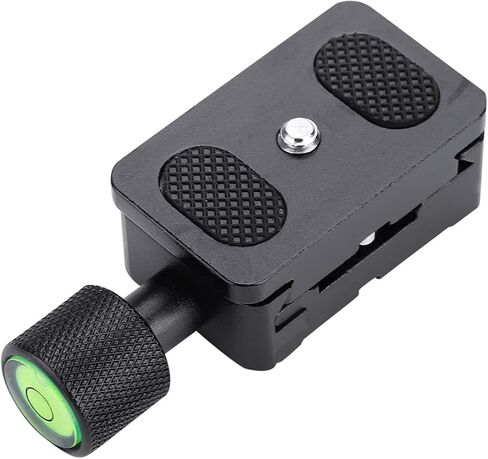 Jiawu Aluminium Alloy Mini Arrow Storage Case Plate with Bubble Level, 1/4 Screw Quick Shoe for Camera Tripod, Lightweight Photography Accessory in Kuwait