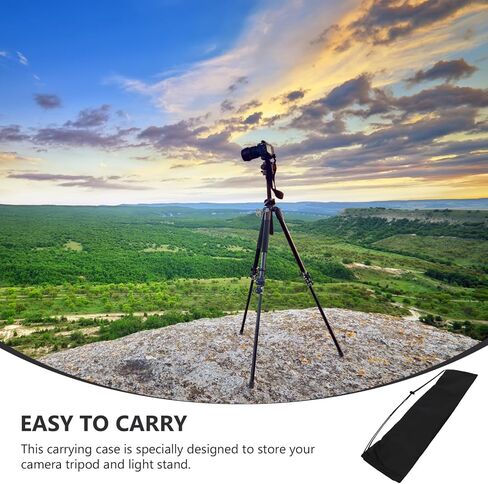 5pcs Lightweight Tripod Carrying Case for Camera Tripods and Light Stands, Sturdy Nylon Storage Bag with Comfortable Shoulder Straps for Photography Use in Kuwait