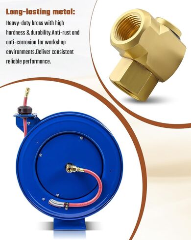 HSR90-SWA 1/2 Inch NPT Female Swivel Fitting Fit for HSR90 Hose Reel,NPT Female Brass Swivel Assembly in Kuwait