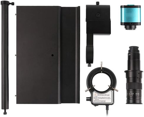 Microscope Accessories 48Mp 4K USB Hdmi Vga Digital Video Monocular Microscope Camera Continus Zoom 180X C-Mount Durability and Reliable Performance,One Color-B1 Set in Kuwait