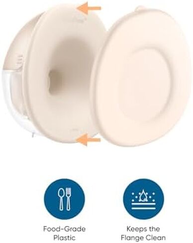 eufy Security Original Spout Cap (4-Pack) with Dust Cover (2-Pack) for Wearable Breast Pump E10/E20/S1/S1 Pro, Breast Pump Replacement Parts in Kuwait