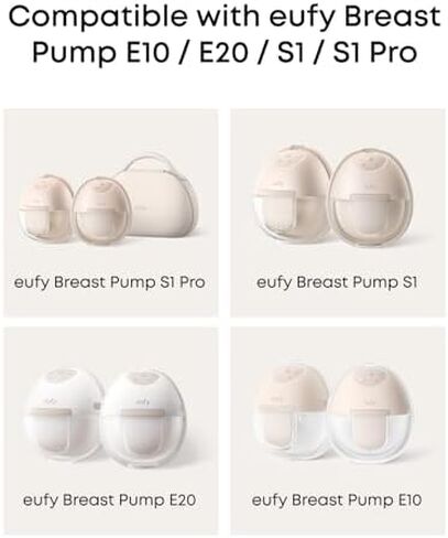 eufy Security Original Spout Cap (4-Pack) with Dust Cover (2-Pack) for Wearable Breast Pump E10/E20/S1/S1 Pro, Breast Pump Replacement Parts in Kuwait