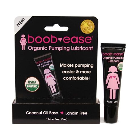 Bamboobies Pumping Lubricant for Breast Pump Flanges and Nipples, 0.5 oz | Reduces friction and soreness while pumping so every session stays comfortable. Safe for breastfeeding and every flange size. in Kuwait