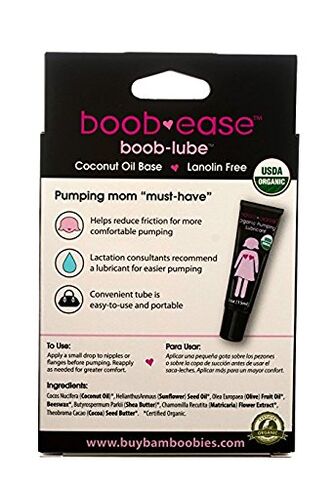 Bamboobies Pumping Lubricant for Breast Pump Flanges and Nipples, 0.5 oz | Reduces friction and soreness while pumping so every session stays comfortable. Safe for breastfeeding and every flange size. in Kuwait