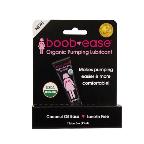 Bamboobies Pumping Lubricant for Breast Pump Flanges and Nipples, 0.5 oz | Reduces friction and soreness while pumping so every session stays comfortable. Safe for breastfeeding and every flange size. in Kuwait