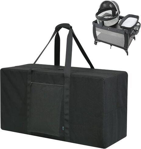 Beautyflier Carrying Bag Compatible with Graco Pack n Play Dome LX Playard, Durable Storage Bag for Most Foldable Baby Playards, Carrier Case for Fold Travel Crib, Great for Travel (Bag Only) in Kuwait