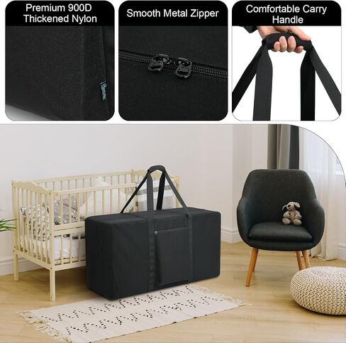 Beautyflier Carrying Bag Compatible with Graco Pack n Play Dome LX Playard, Durable Storage Bag for Most Foldable Baby Playards, Carrier Case for Fold Travel Crib, Great for Travel (Bag Only) in Kuwait
