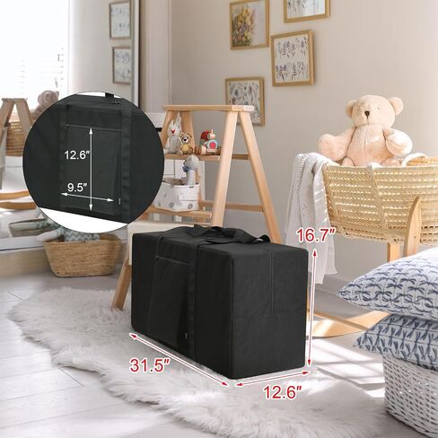 Beautyflier Carrying Bag Compatible with Graco Pack n Play Dome LX Playard, Durable Storage Bag for Most Foldable Baby Playards, Carrier Case for Fold Travel Crib, Great for Travel (Bag Only) in Kuwait