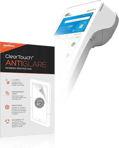 BoxWave Screen Protector Compatible with Pax A920Pro - ClearTouch Anti-Glare (2-Pack), Anti-Fingerprint Matte Film Skin in Kuwait