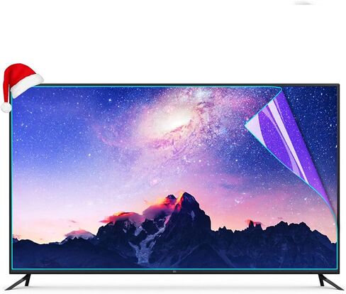 32"-75" Anti Glare TV/PC Screen Protecto,Indoor & Outdoor Anti Blue Light Screen Frosted Film Anti-Reflection Rate Up To 92%,32" 704 * 395 in Kuwait
