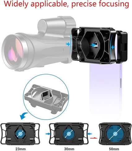 Cellphone Adapter Mount, for Binocular, Monocular, Spotting, Fit for Most Portable Phone Mount in Kuwait