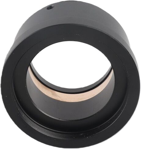 M42x0.75 to 1.25 Inch Telescope Adapter, Aluminum Alloy Compression Ring for Telescope Track, Black Threaded Ring with Three Screws, Prevents Marring of Eyepieces and in Kuwait