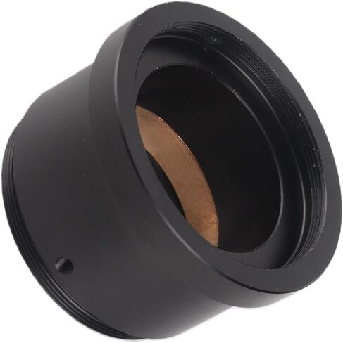 M42x0.75 to 1.25 Inch Telescope Adapter, Aluminum Alloy Compression Ring for Telescope Track, Black Threaded Ring with Three Screws, Prevents Marring of Eyepieces and in Kuwait