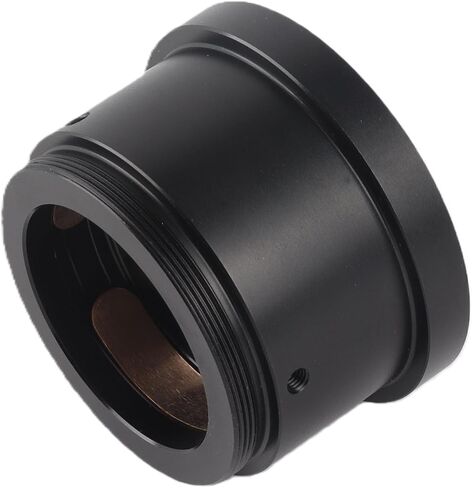 M42x0.75 to 1.25 Inch Telescope Adapter, Aluminum Alloy Compression Ring for Telescope Track, Black Threaded Ring with Three Screws, Prevents Marring of Eyepieces and in Kuwait