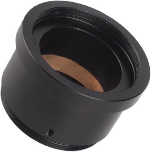 M42x0.75 to 1.25 Inch Telescope Adapter, Aluminum Alloy Compression Ring for Telescope Track, Black Threaded Ring with Three Screws, Prevents Marring of Eyepieces and in Kuwait