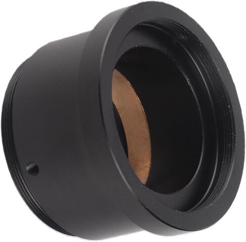 M42x0.75 to 1.25 Inch Telescope Adapter, Aluminum Alloy Compression Ring for Telescope Track, Black Threaded Ring with Three Screws, Prevents Marring of Eyepieces and in Kuwait