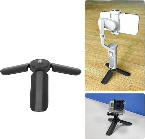Fabater Mini Tripod for Osmo 3 2, Small Camera Tripod with Comfortable Grip and 1/4 Inch Screw, Portable Lightweight Table Stand for Camera Photography Accessories in Kuwait
