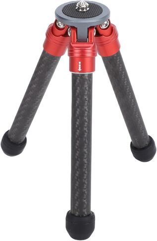 Yunseity Tabletop Tripod, Lightweight Carbon Fiber Aluminum Alloy Desktop Tripod with 1/4 3/8 Screw for Camera Phone Projector Microphone in Kuwait