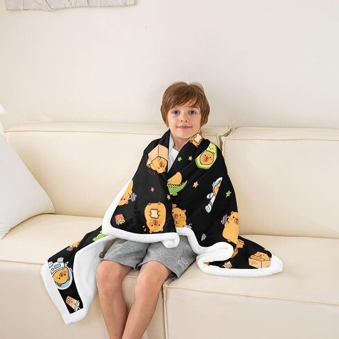 Guinea Pig Duvet Cover Set Toddler Size,Stars Bread Weightlifting Bedding Set 2pcs,Pets Animal Astronaut Quilt Cover with Zipper Closure,Yellow Animals Kids Room Decor, 1 Pillowcase,No Comforter in Kuwait