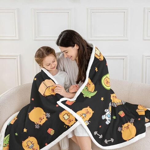 Guinea Pig Duvet Cover Set Toddler Size,Stars Bread Weightlifting Bedding Set 2pcs,Pets Animal Astronaut Quilt Cover with Zipper Closure,Yellow Animals Kids Room Decor, 1 Pillowcase,No Comforter in Kuwait