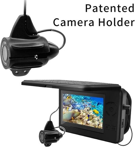 Underwater Camera, Underwater Fisherman Video Camera with DVR 4.3 '' 1280 * 720P for Winter Ice Fishing Sea in Kuwait