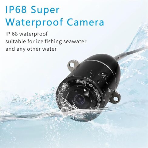 Underwater Camera, Underwater Fisherman Video Camera with DVR 4.3 '' 1280 * 720P for Winter Ice Fishing Sea in Kuwait