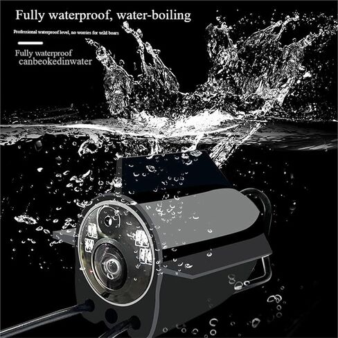 Spearfishing Camera, Ice Fishing Camera HD 4.3/5 Inch, Waterproof, 12 Infrared Lights with Wide View 220° for, Lakes, Sea, Boat in Kuwait