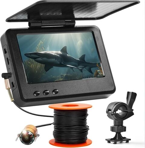 Spearfishing Camera, Spearfishing Camera with 4.3" LCD Screen and Fish Finder 15/20/30m in Kuwait
