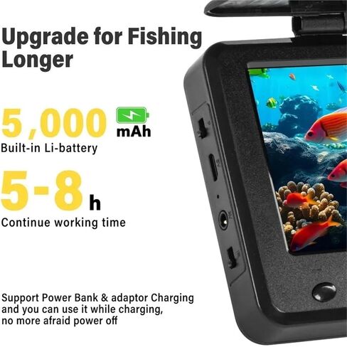 Spearfishing Camera, Spearfishing Camera with 4.3" LCD Screen and Fish Finder 15/20/30m in Kuwait
