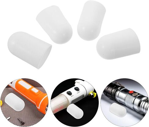 FAVOMOTO 4pcs Flashlight Diffuser Caps Soft Light Covers for 39-43mm Head Diameter Outdoor LED Handheld Flashlight Anti-Glare Lens Covers for Camping Hiking in Kuwait